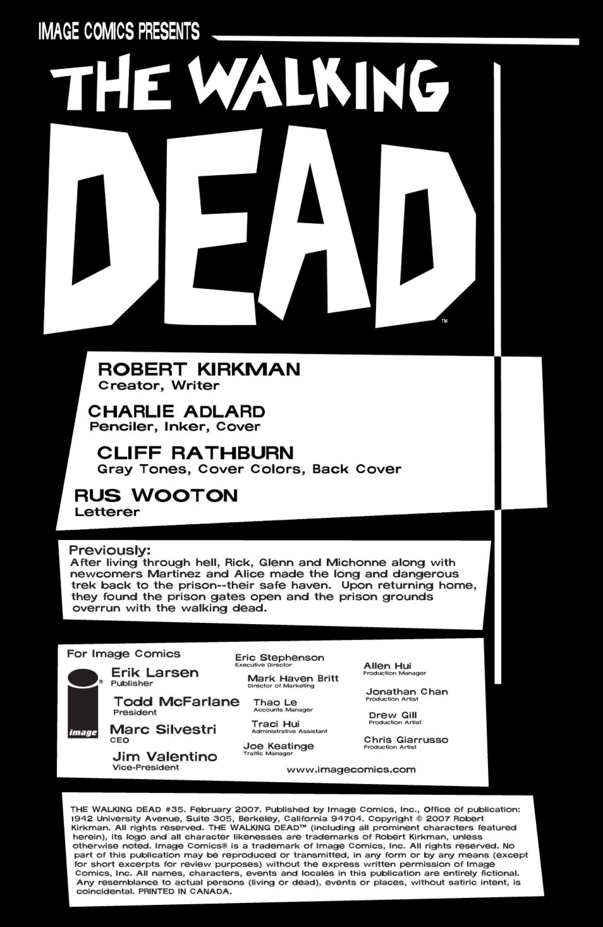 Read The Walking Dead (2003) Manga Online