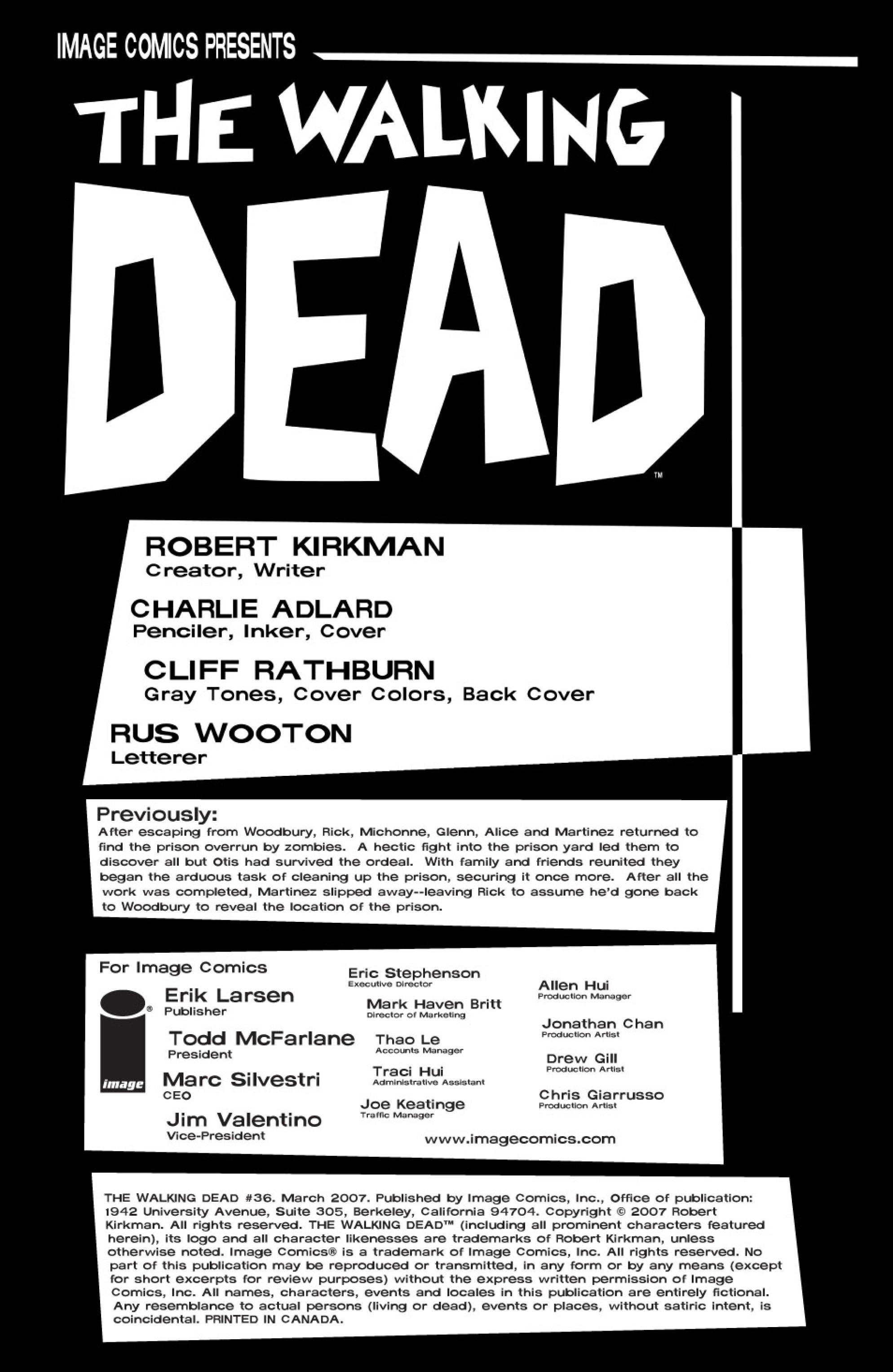 Read The Walking Dead (2003) Manga Online