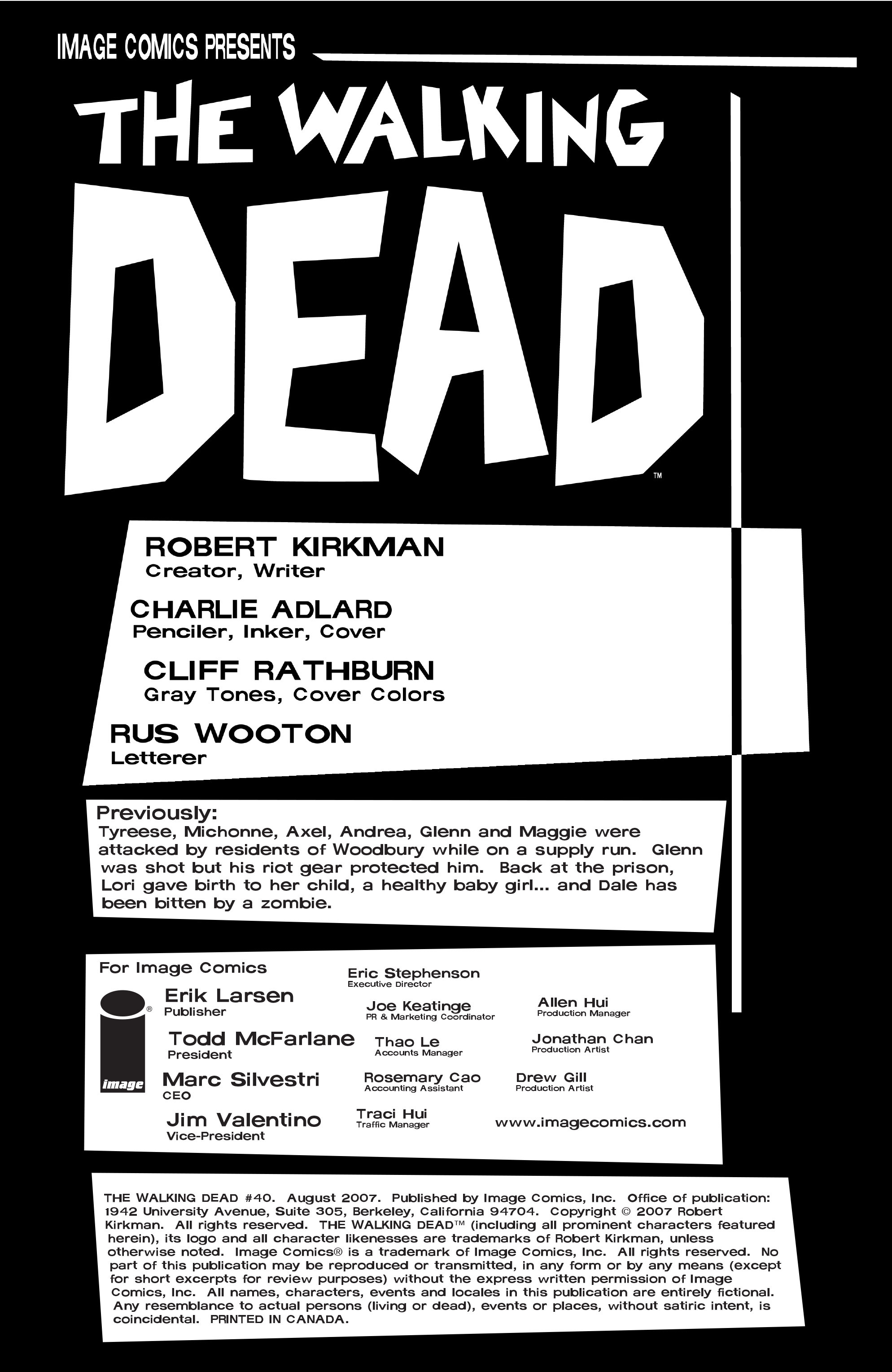 Read The Walking Dead (2003) Manga Online
