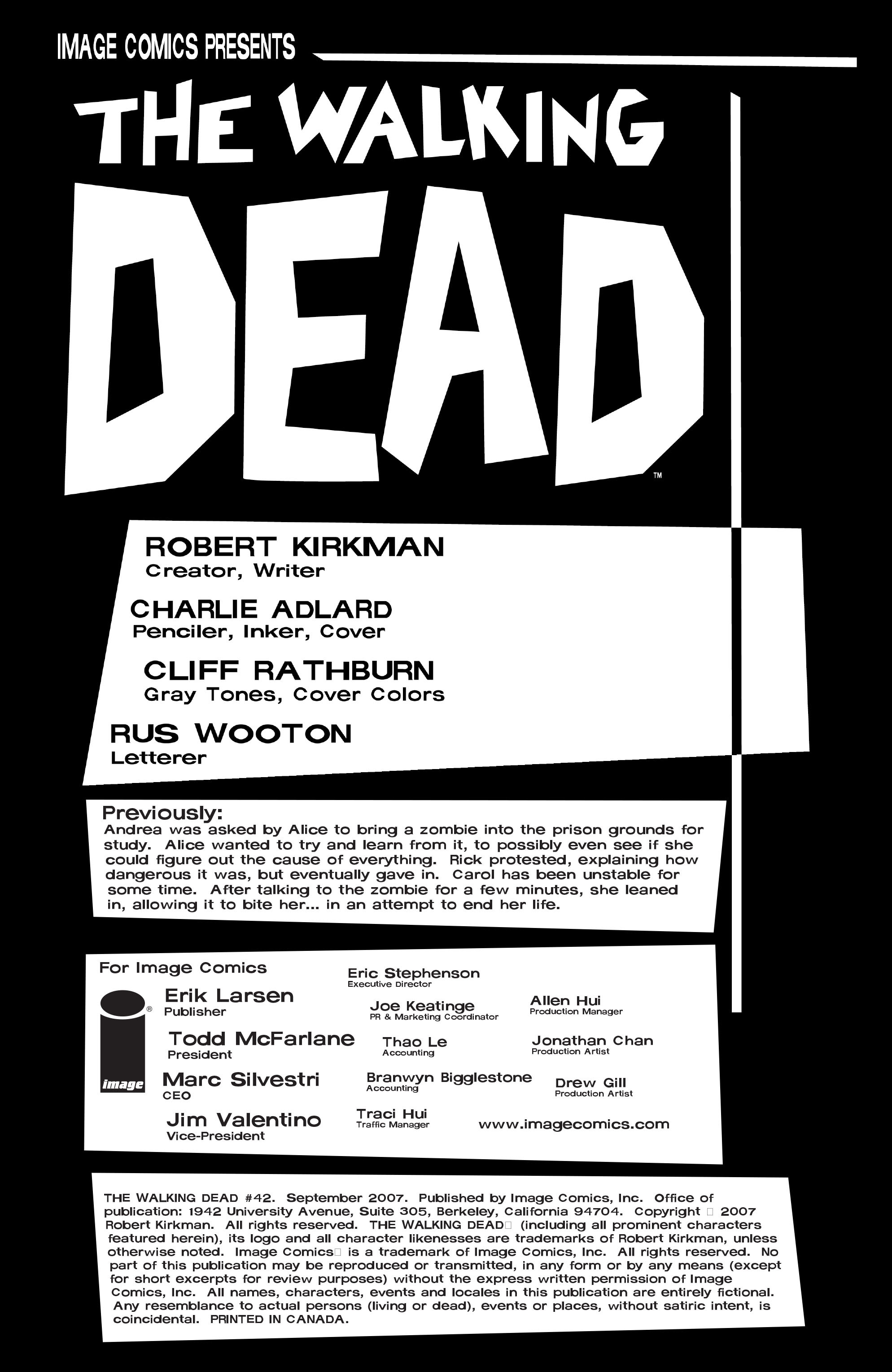 Read The Walking Dead (2003) Manga Online