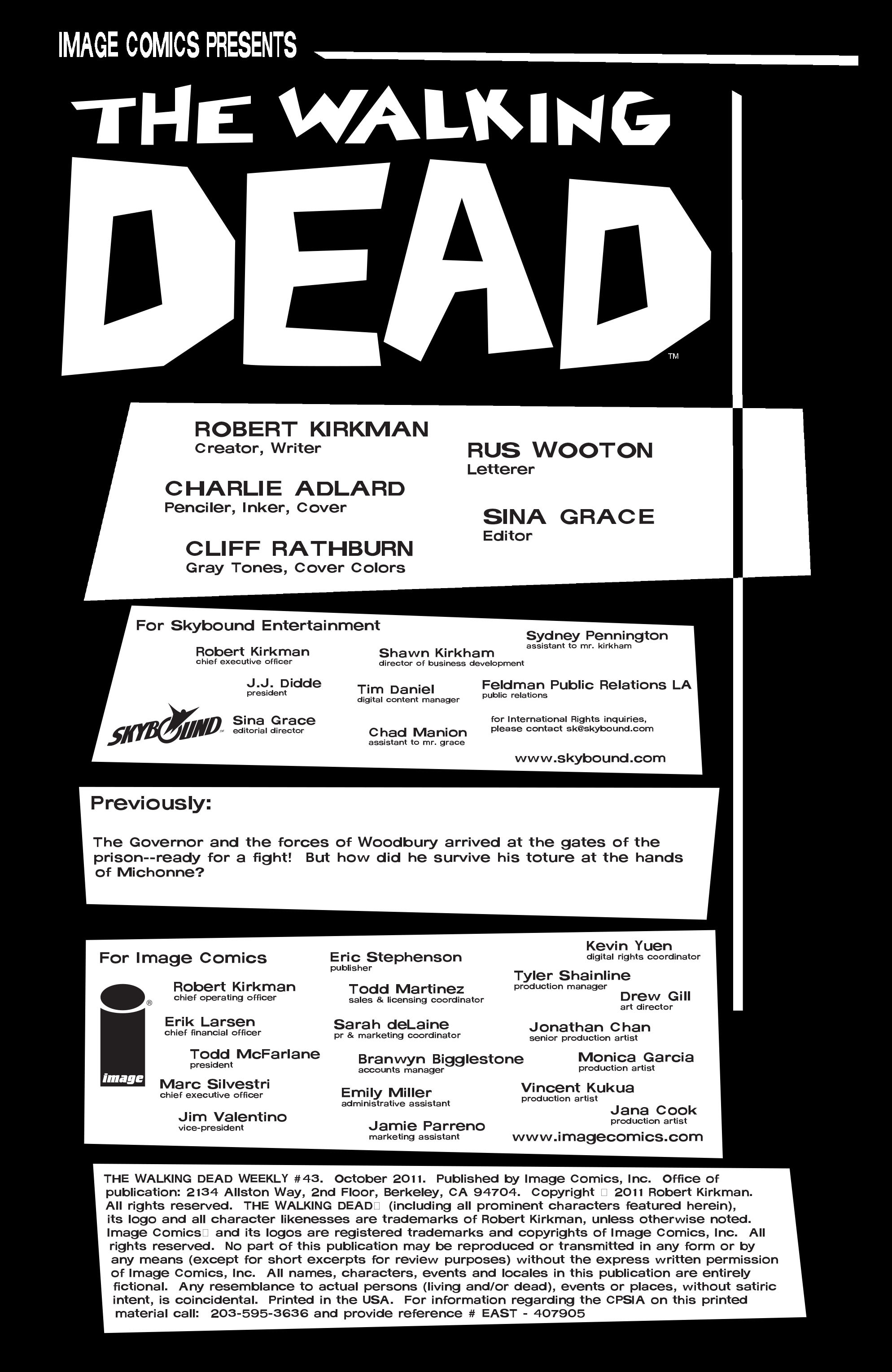 Read The Walking Dead (2003) Manga Online