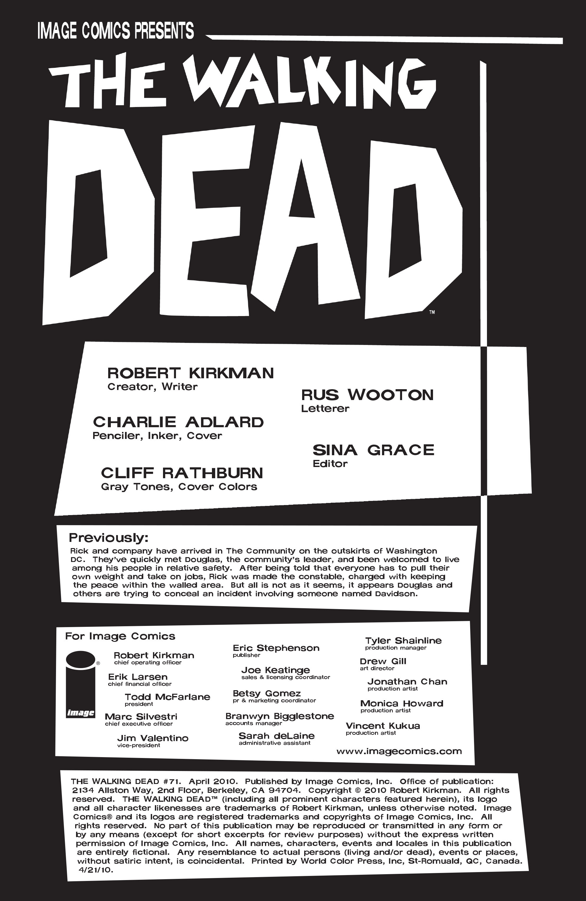 Read The Walking Dead (2003) Manga Online