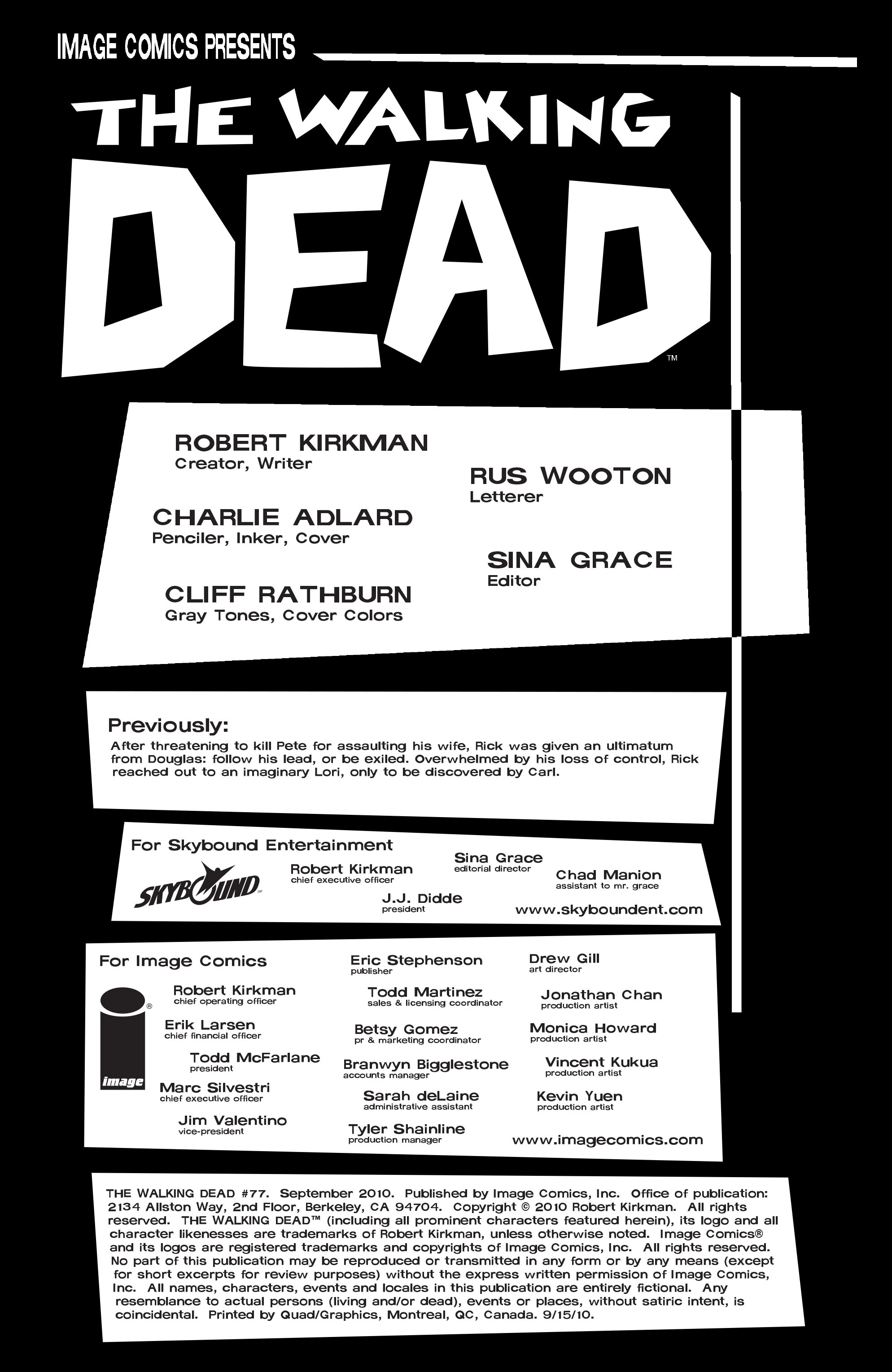 Read The Walking Dead (2003) Manga Online