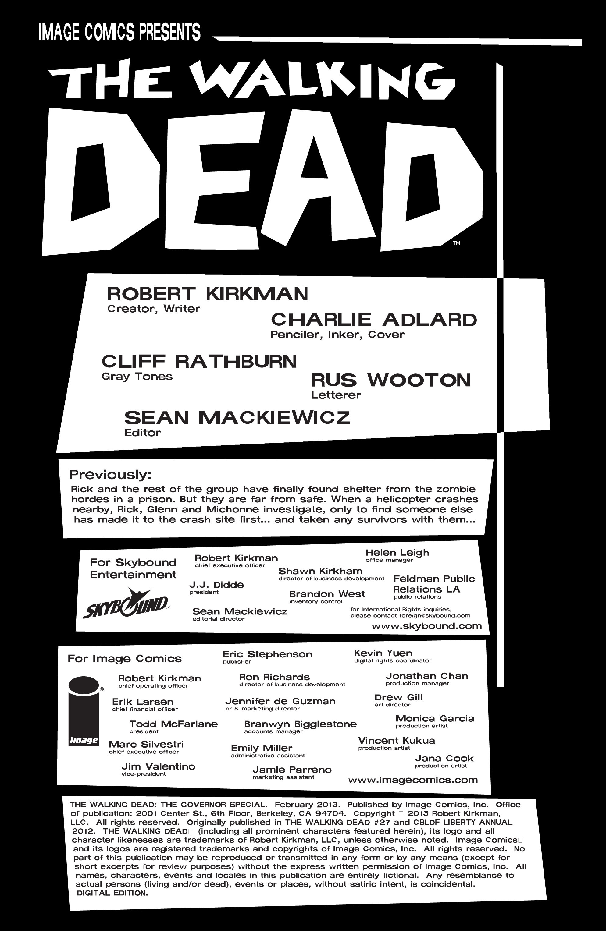 Read The Walking Dead (2003) Manga Online