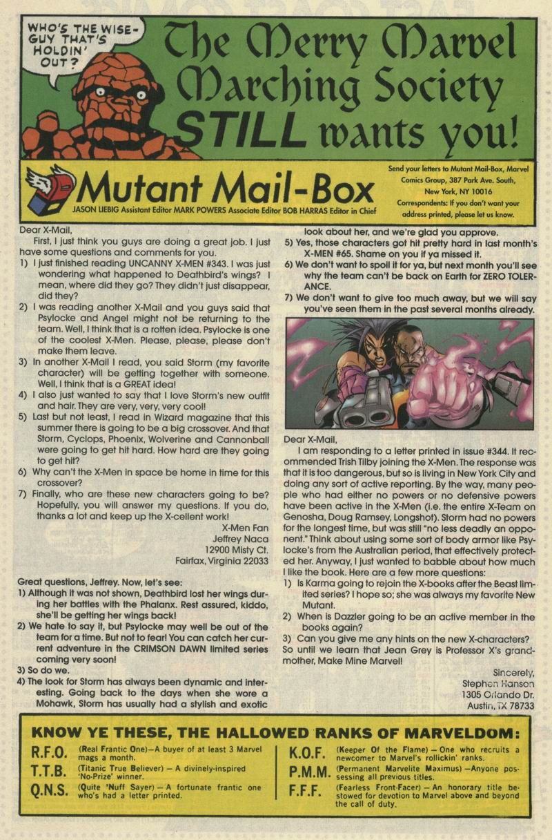 Read Uncanny X-Men (1963) Manga Online