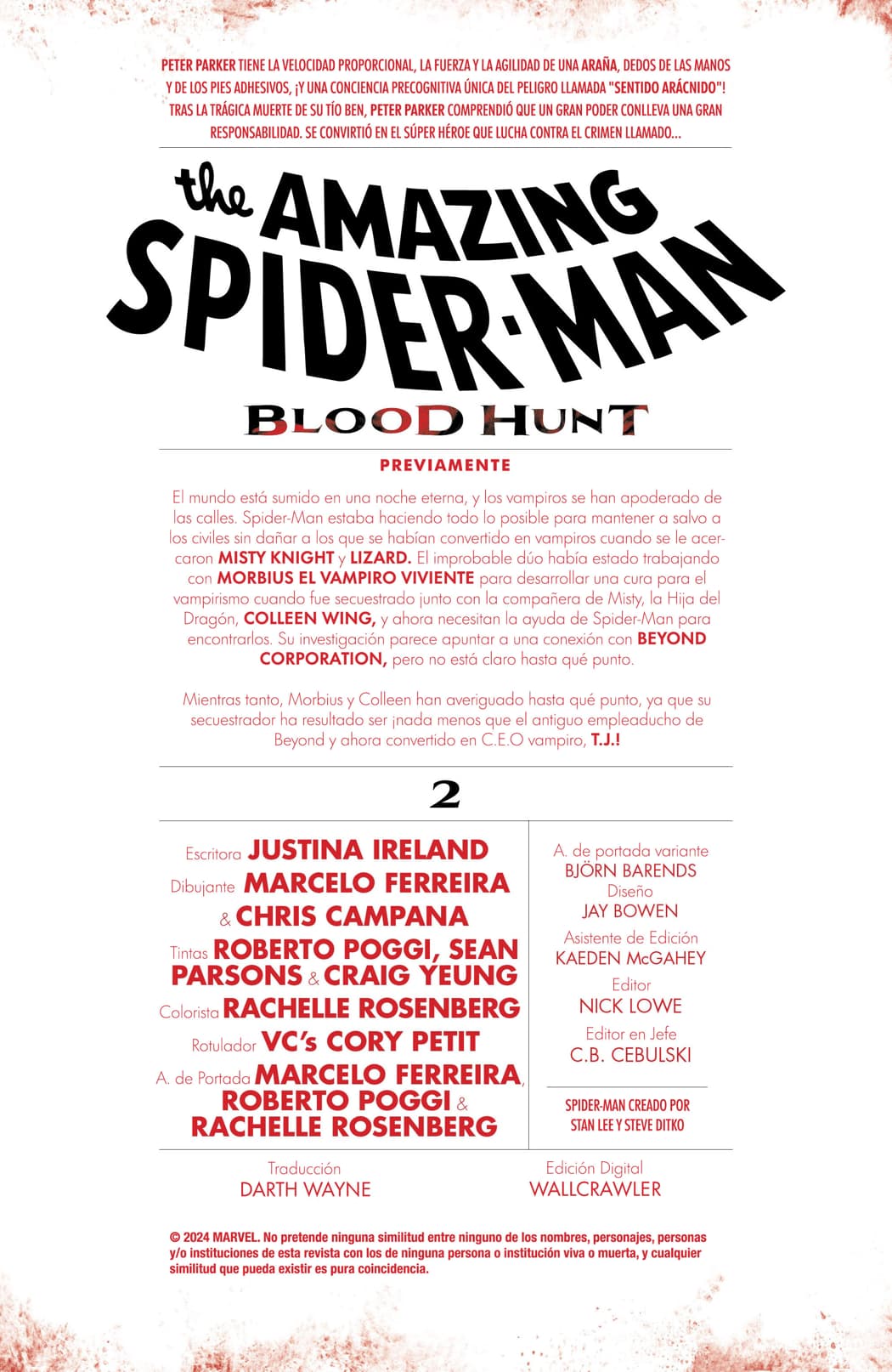 Read Blood Hunt (2024) Manga Online