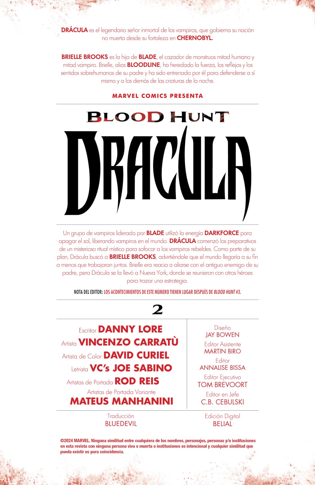 Read Blood Hunt (2024) Manga Online