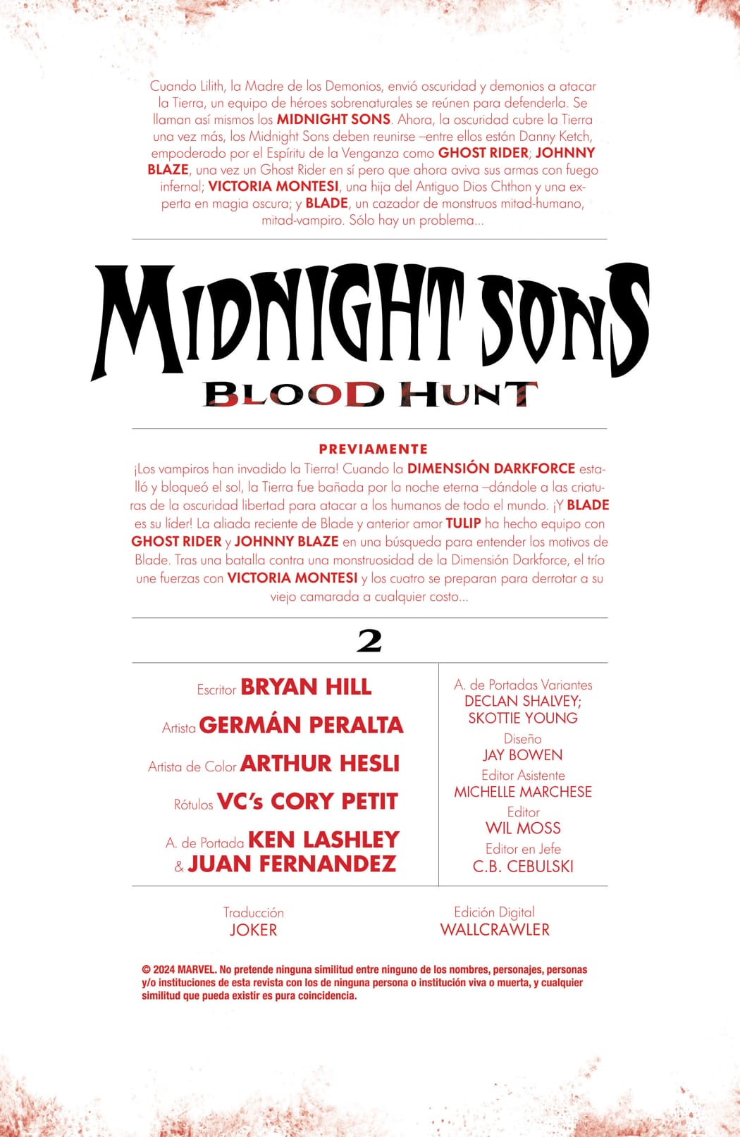 Read Blood Hunt (2024) Manga Online
