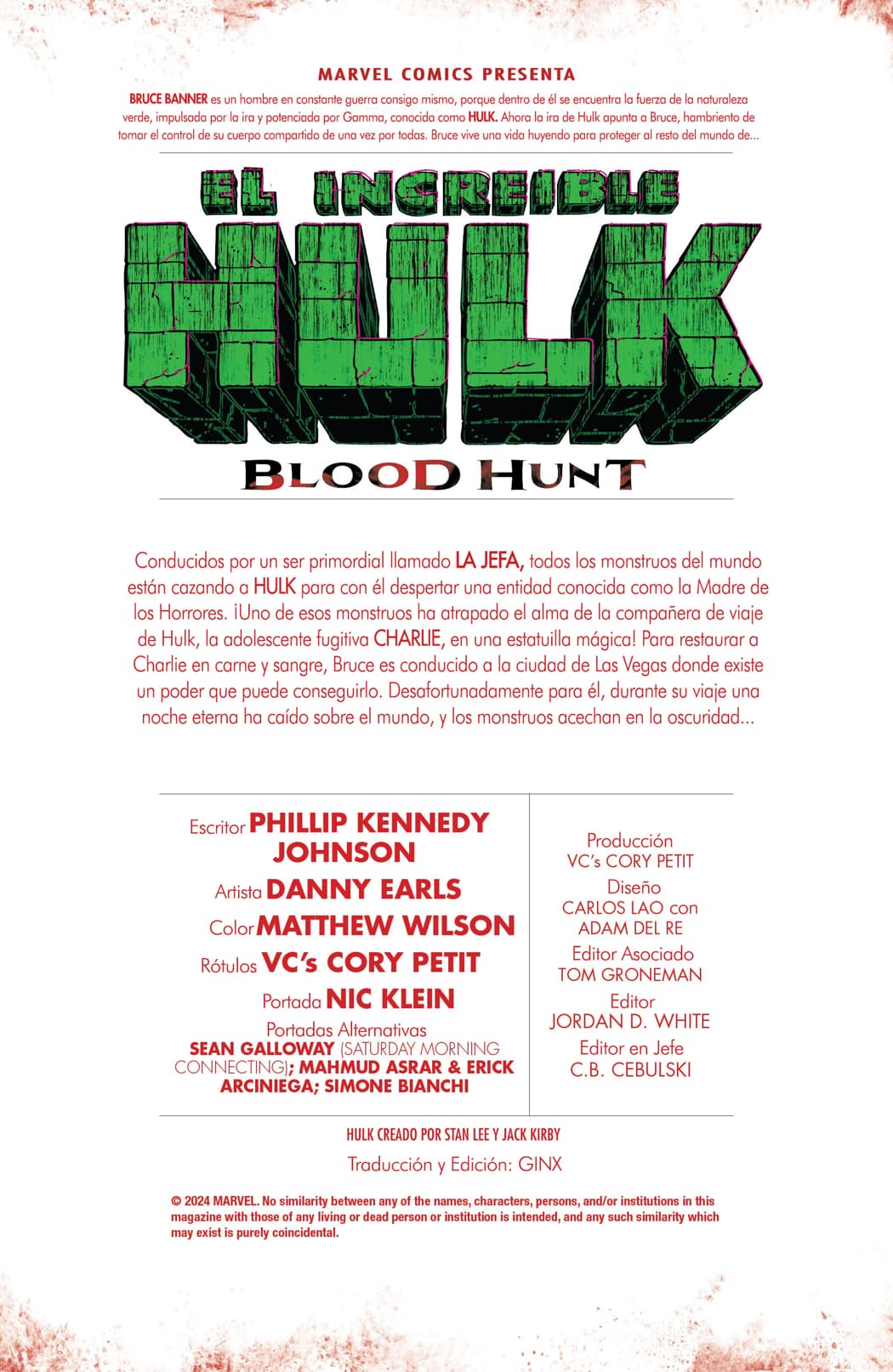 Read Blood Hunt (2024) Manga Online
