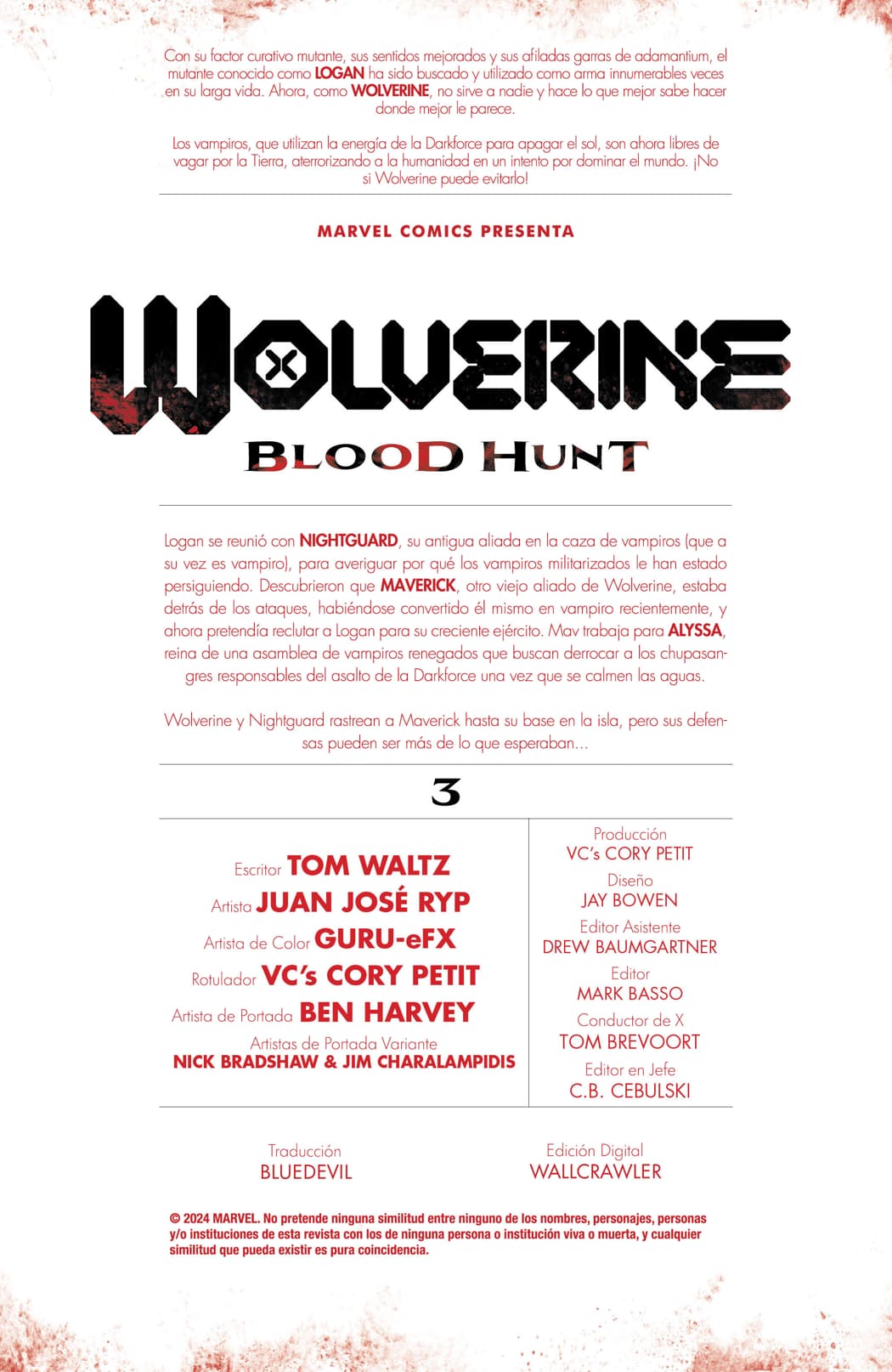 Read Blood Hunt (2024) Manga Online