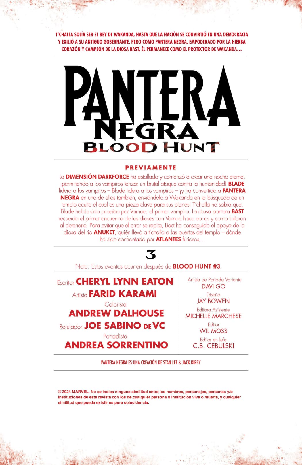 Read Blood Hunt (2024) Manga Online