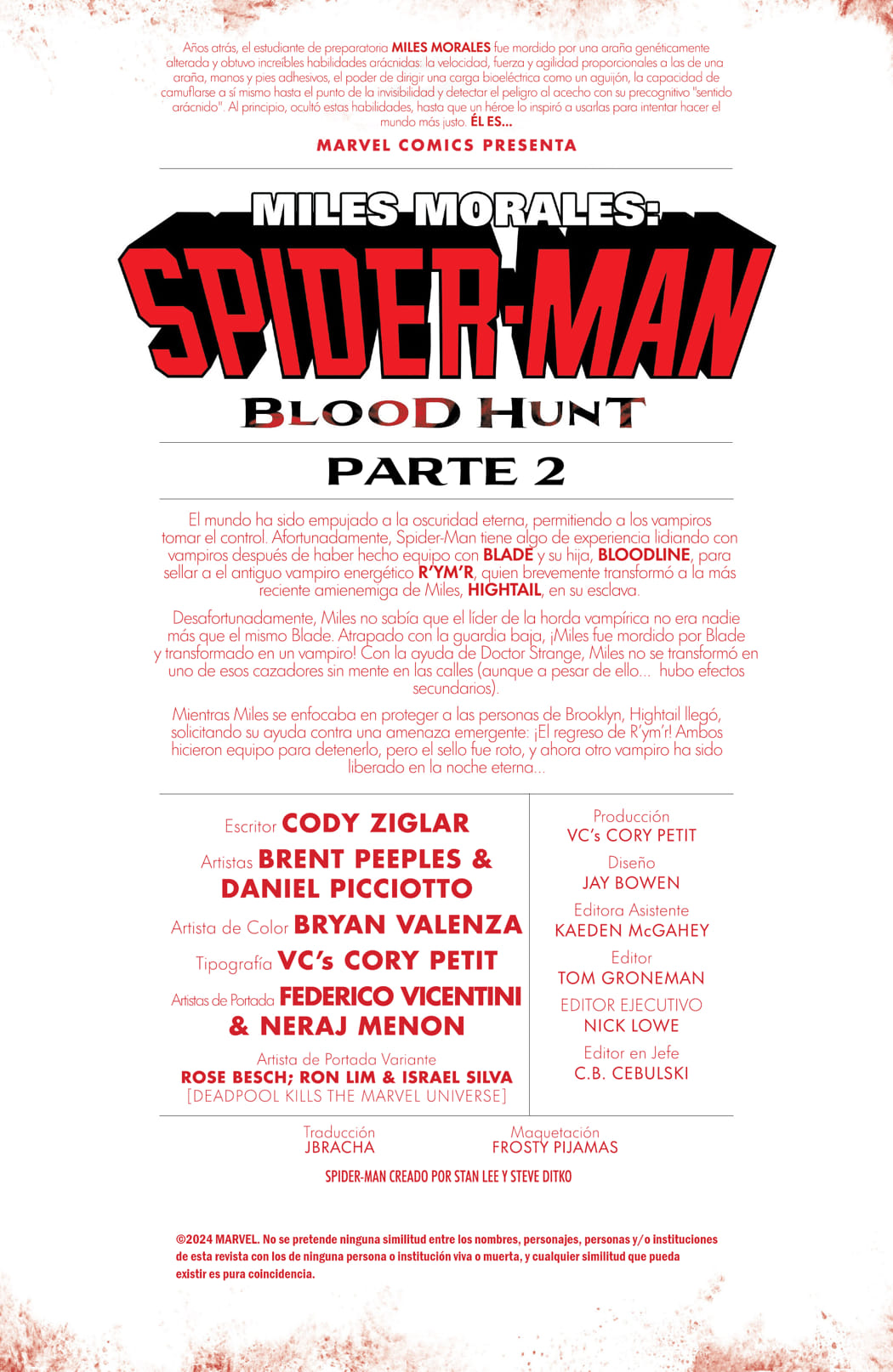 Read Blood Hunt (2024) Manga Online