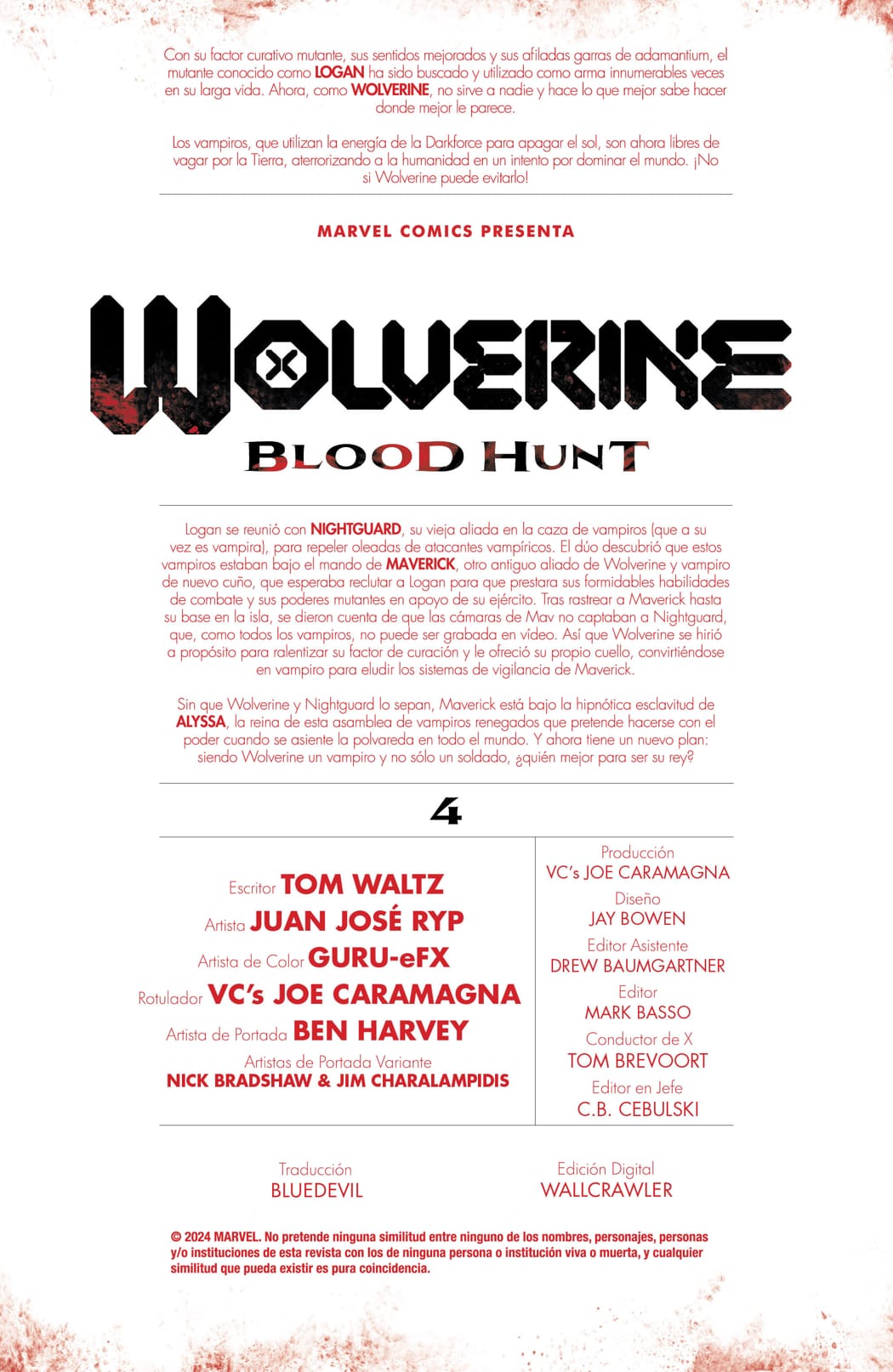 Read Blood Hunt (2024) Manga Online