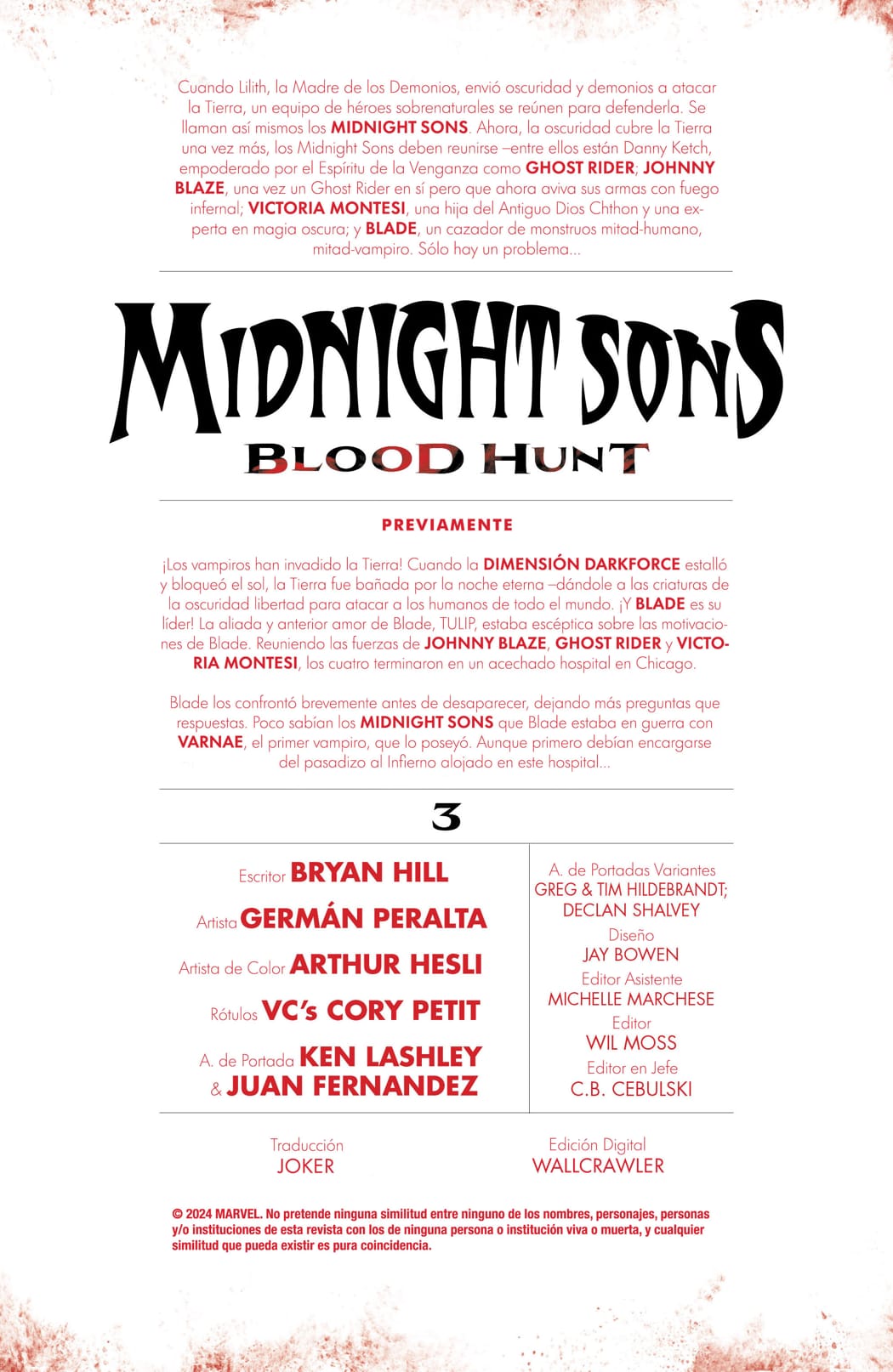Read Blood Hunt (2024) Manga Online