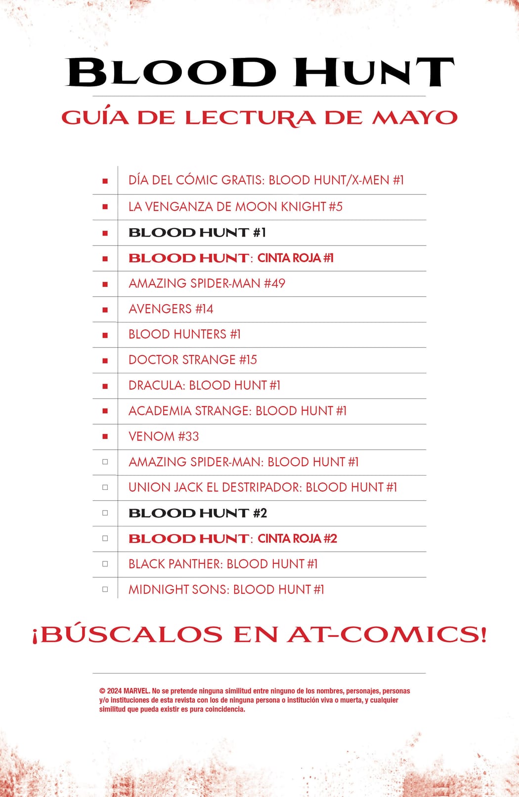 Read Blood Hunt (2024) Manga Online