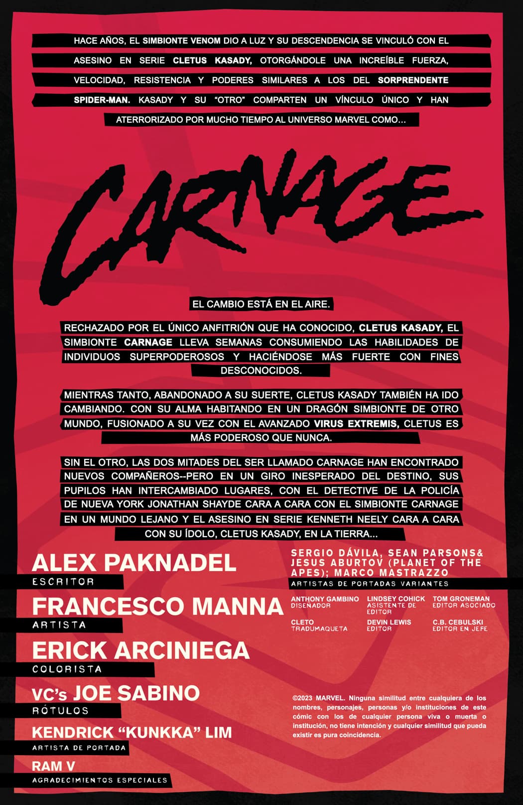 Read Carnage (2022) Manga Online