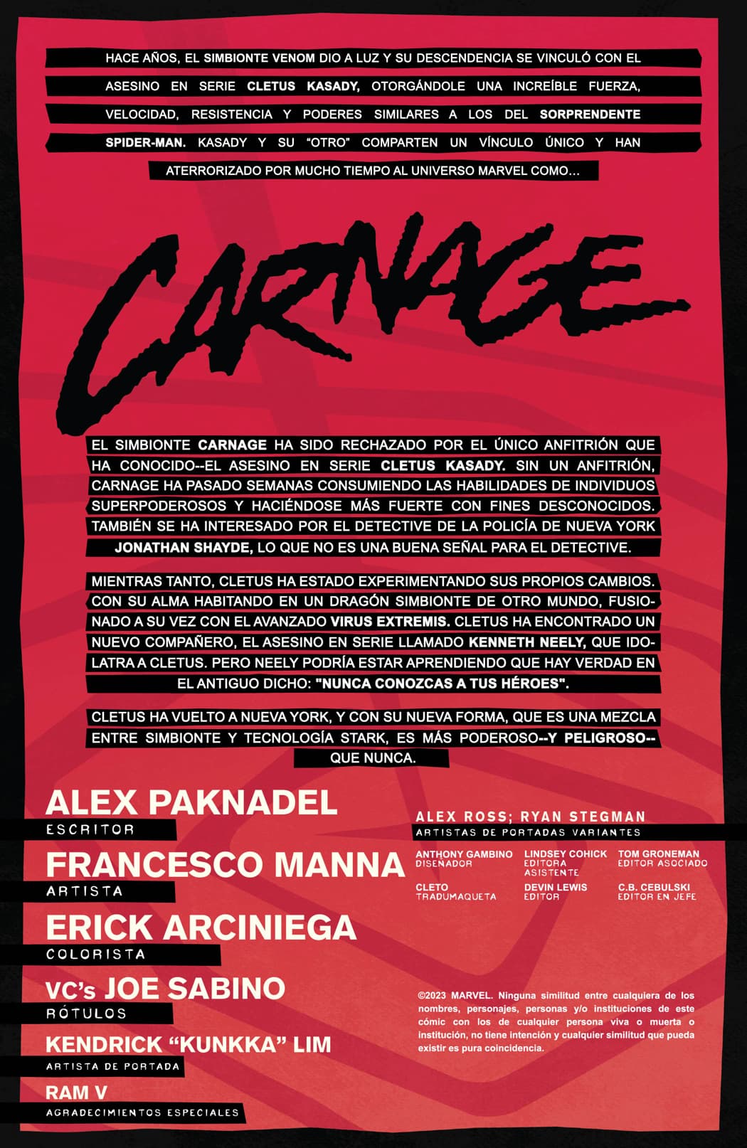 Read Carnage (2022) Manga Online