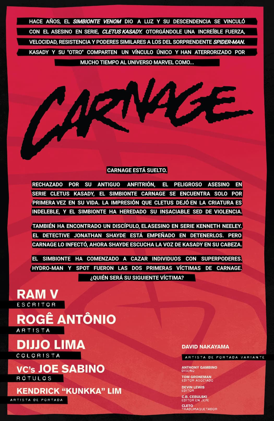 Read Carnage (2022) Manga Online