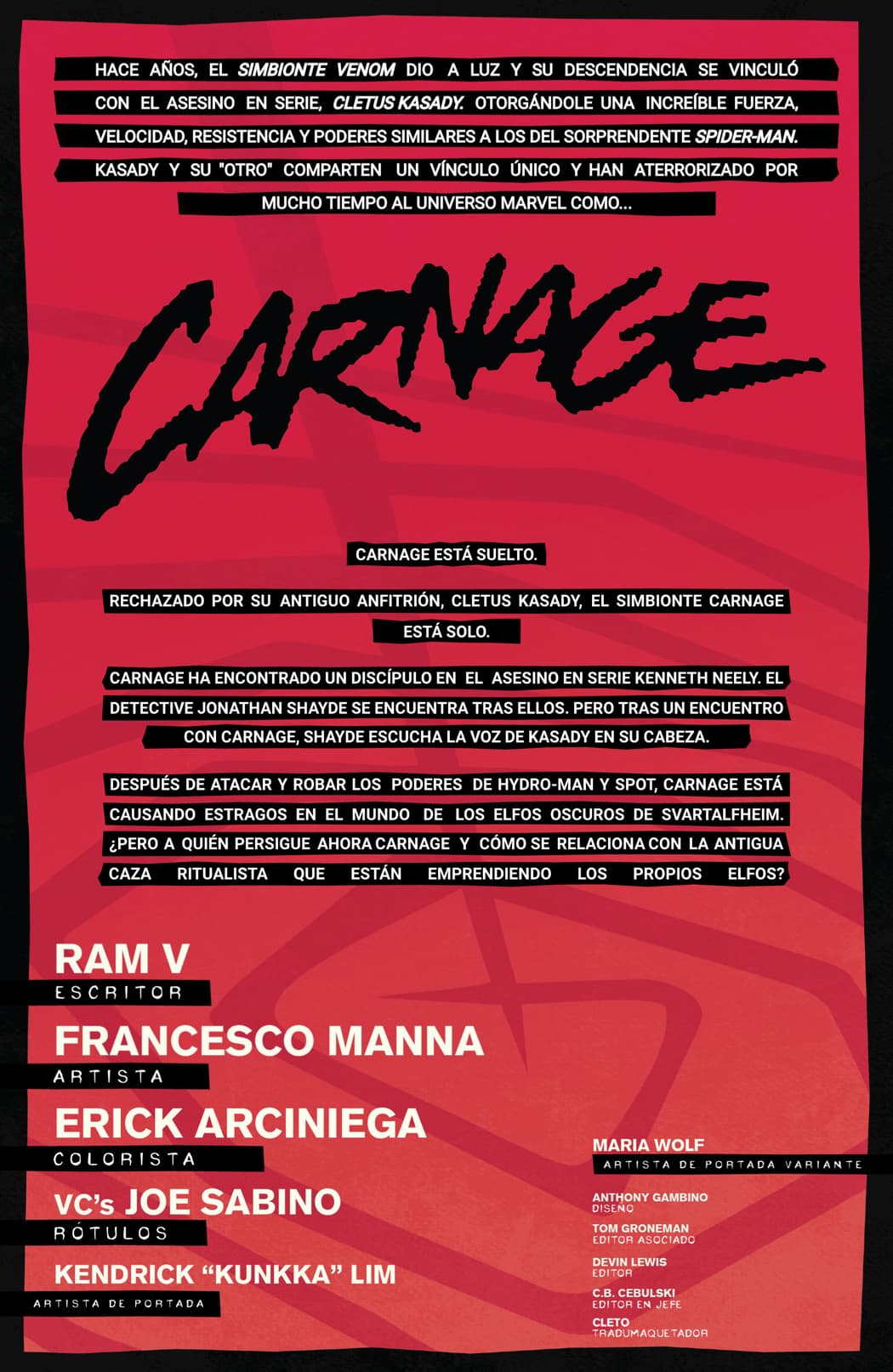 Read Carnage (2022) Manga Online
