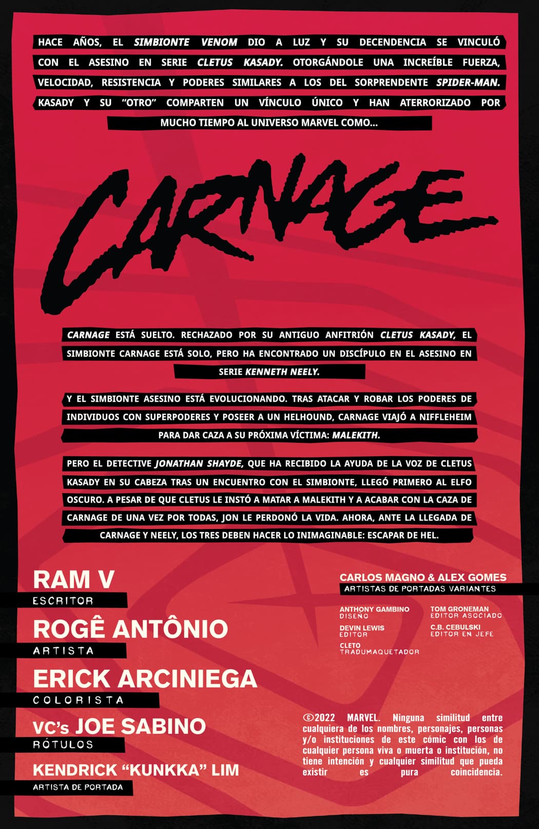 Read Carnage (2022) Manga Online