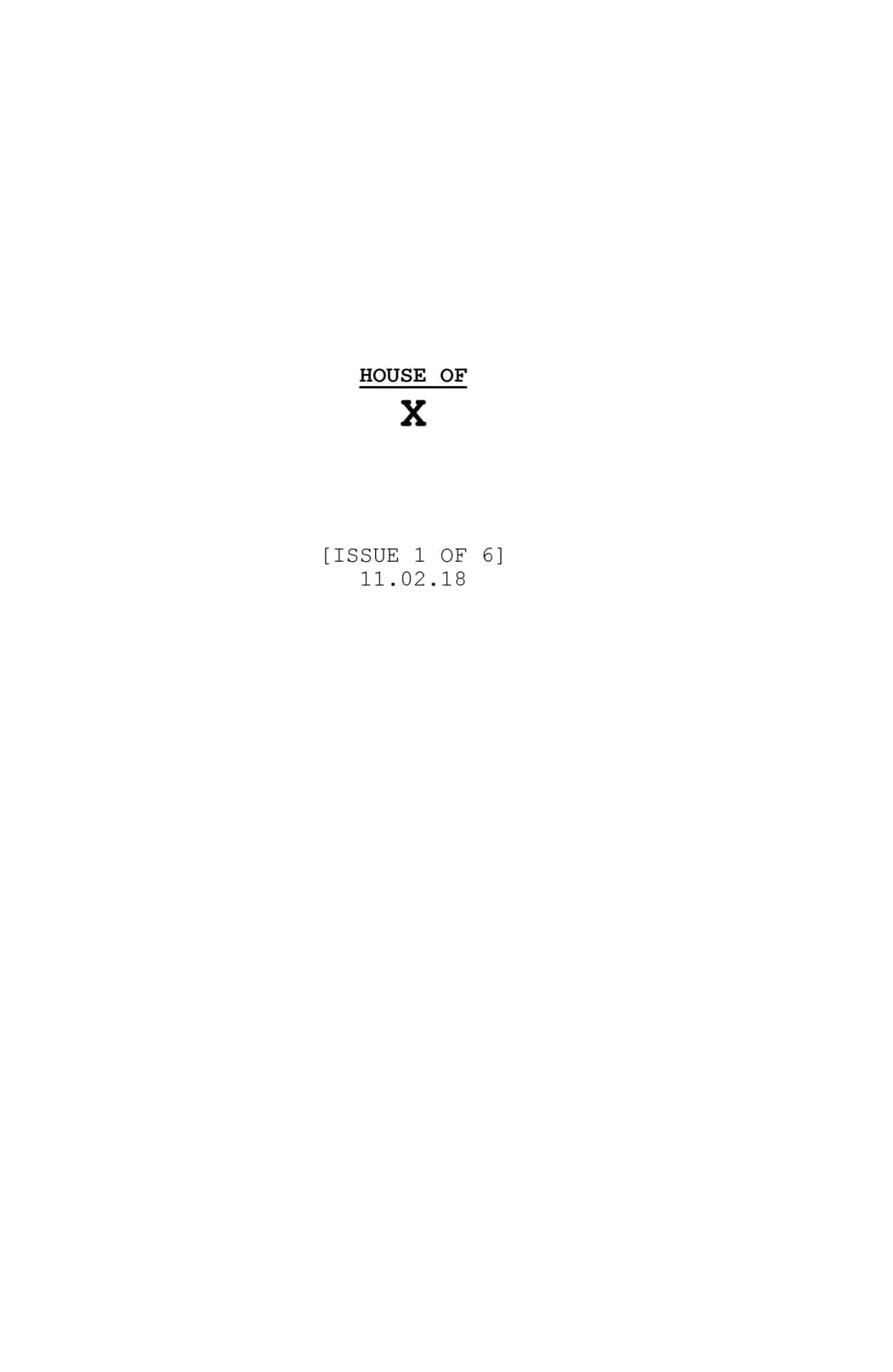 Read House of X (2019) Manga Online