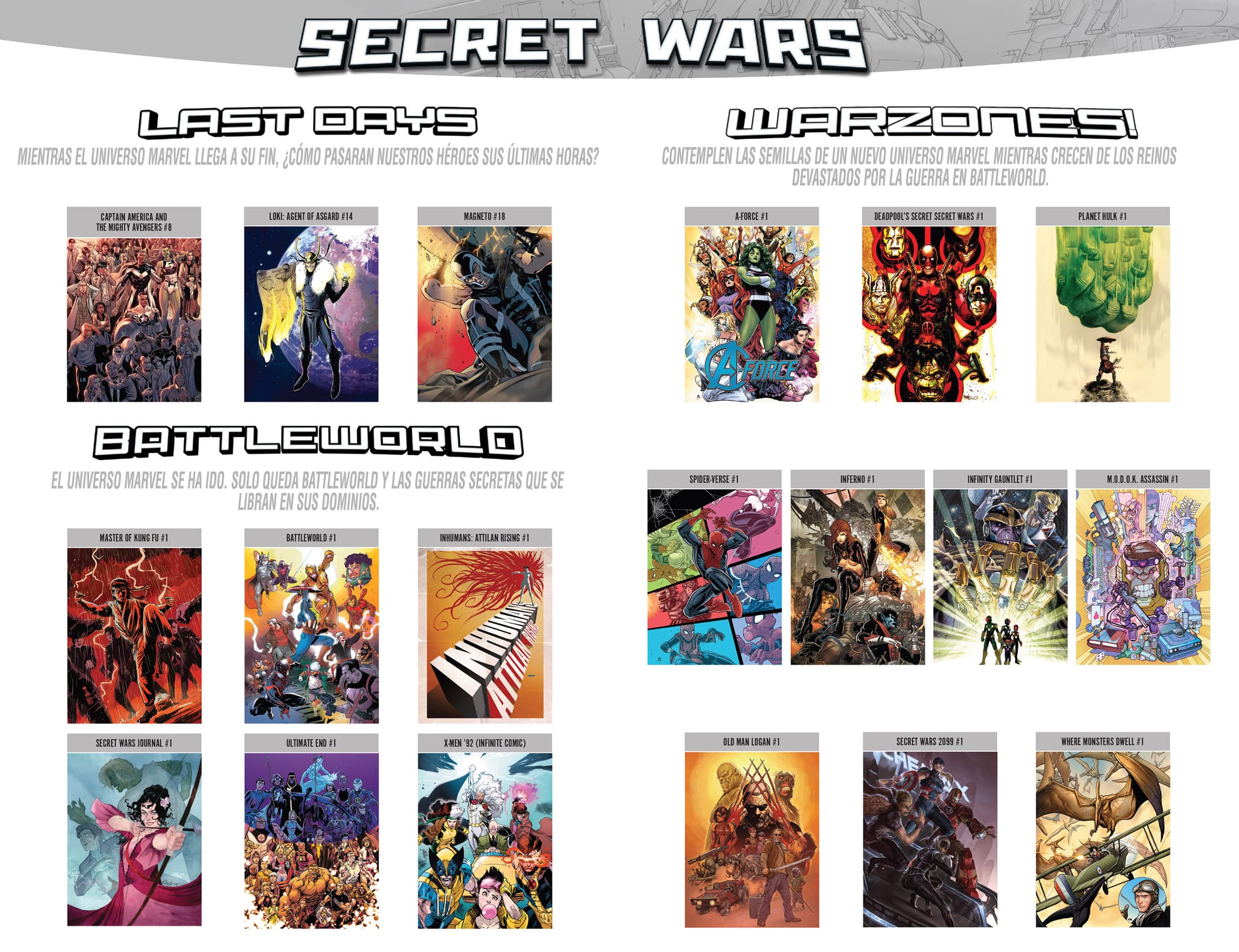 Read Secret Wars (2015) Manga Online