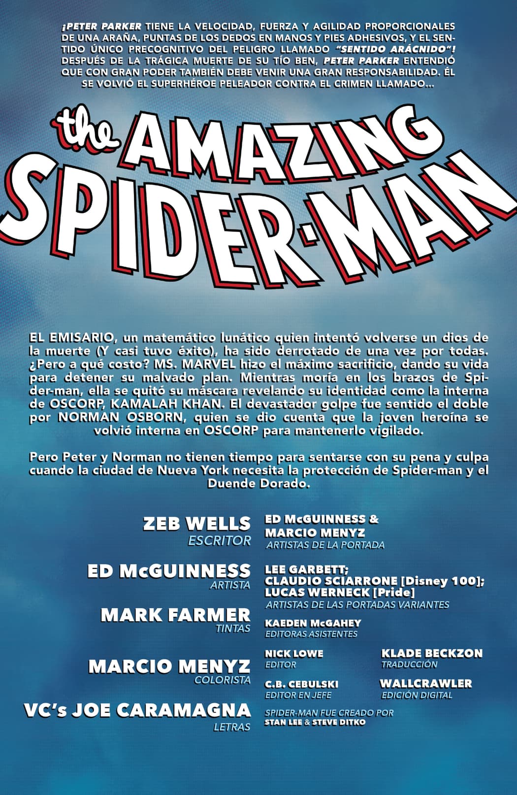 Read The Amazing Spider-Man (2022) Manga Online