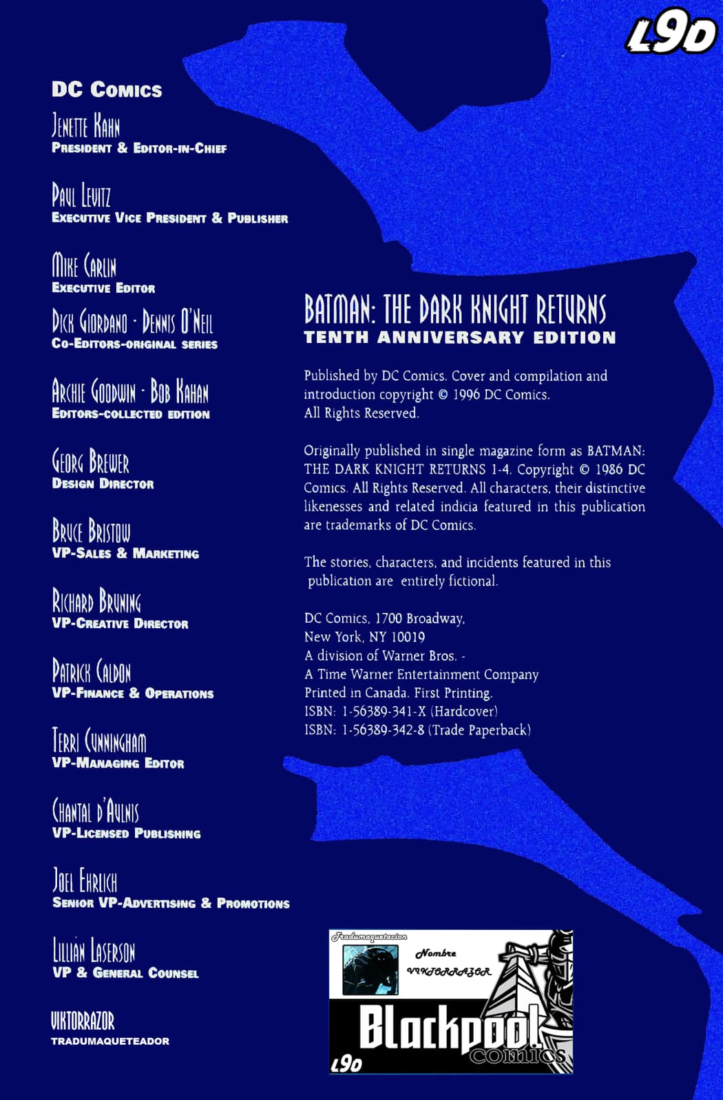 Read The Dark Knight Returns – Tenth Anniversary Edition- (1996) Manga Online