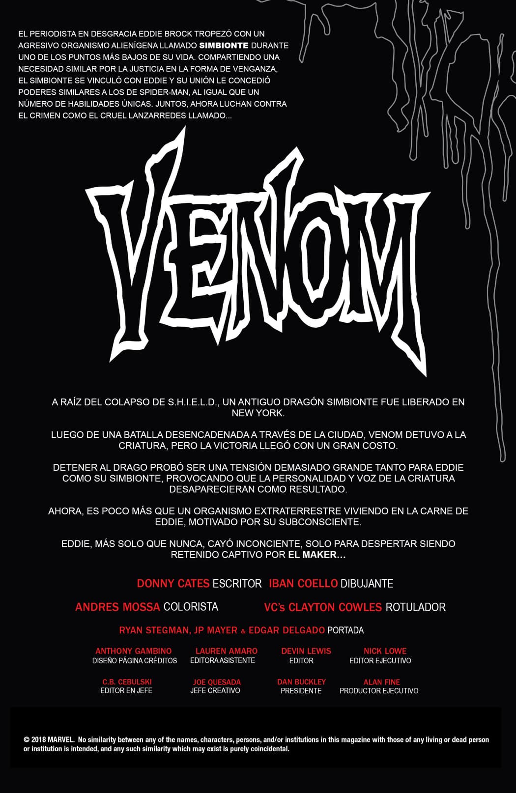 Read Venom (2018) Manga Online