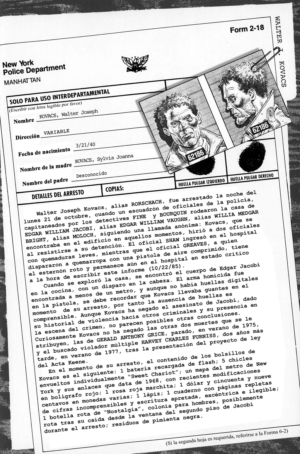 Read Watchmen (1986) Manga Online
