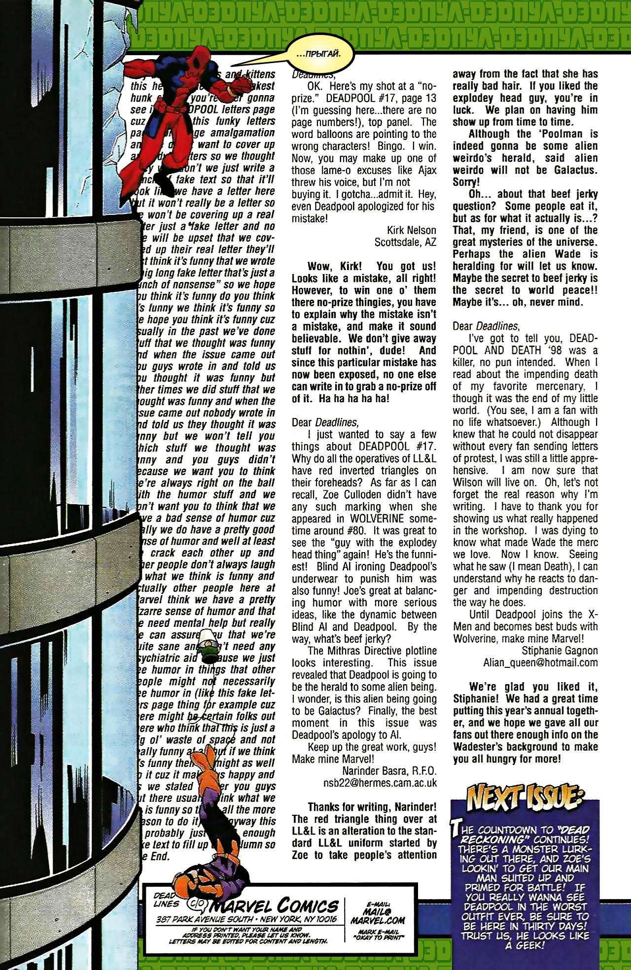 Read Deadpool Vol 3 Дэдпул том 3 Manga Online